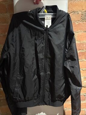 Reebok Black Lightweight Zip Running Jacket